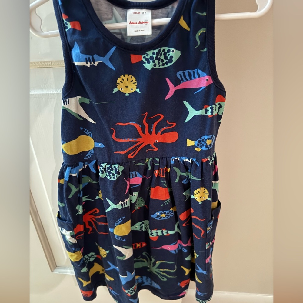 Colorful Sea Life Kids Dress